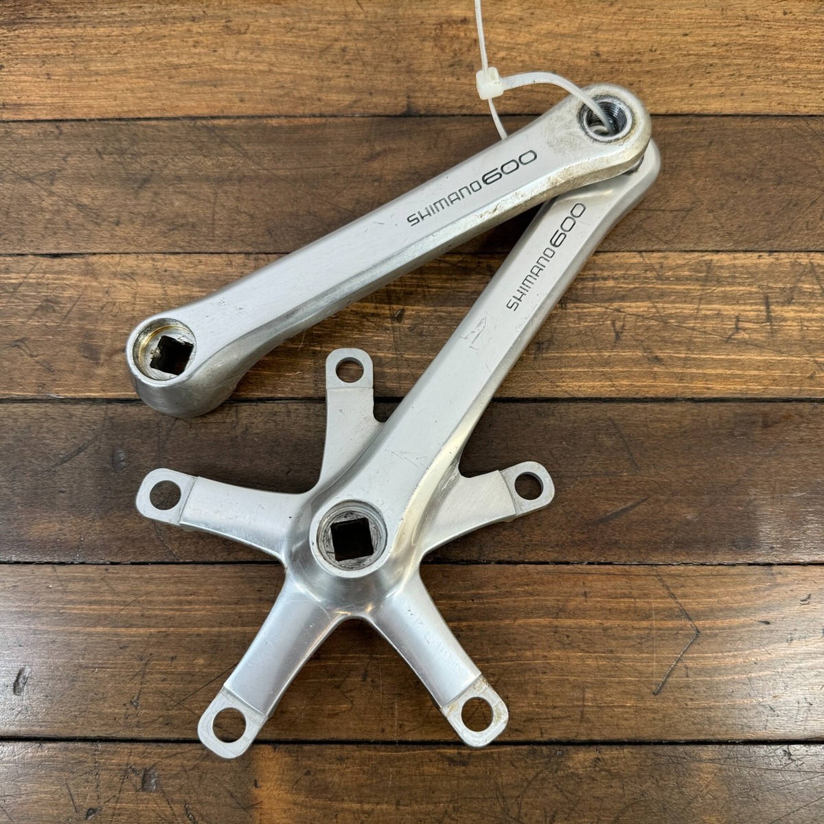 Vintage Shimano 600 FC-6207 Crank Set 170 mm Double 130 BCD Road