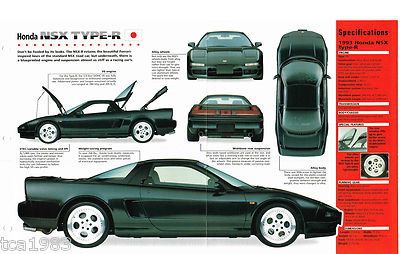 Honda NSX Type R IMP Brochure: 1992,1993,1994 | eBay