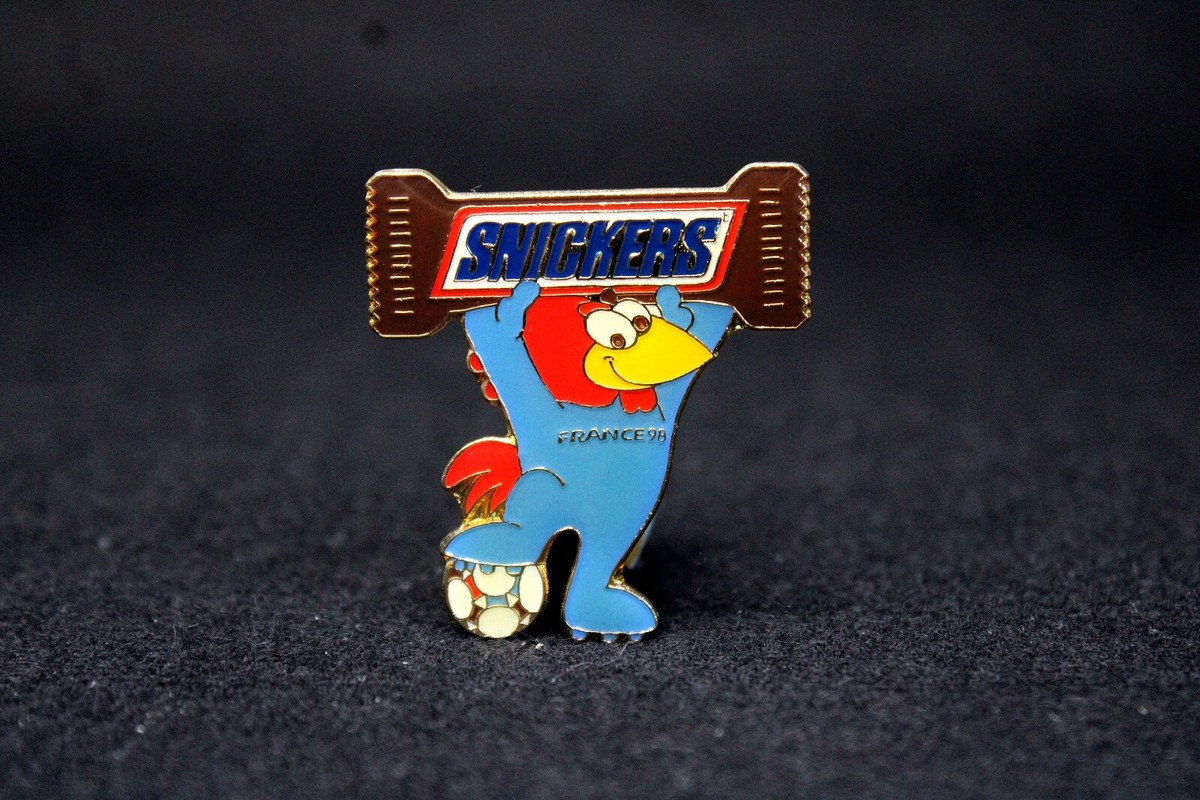 Large FIFA World Cup France 1998 Mascot Footix Pin Posing w
