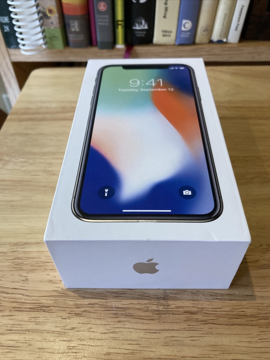 Apple iPhone X 256gb - Case Only Original Retail Box Only - Quick