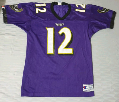 Baltimore Ravens Football-NFL Vinny Testaverde #12 Champion Jersey