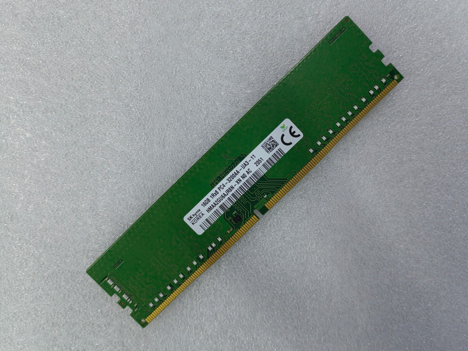 SK Hynix 16GB DDR4 3200 1Rx8 PC4-3200AA HMAA2GU6AJR8N-XN 288pin