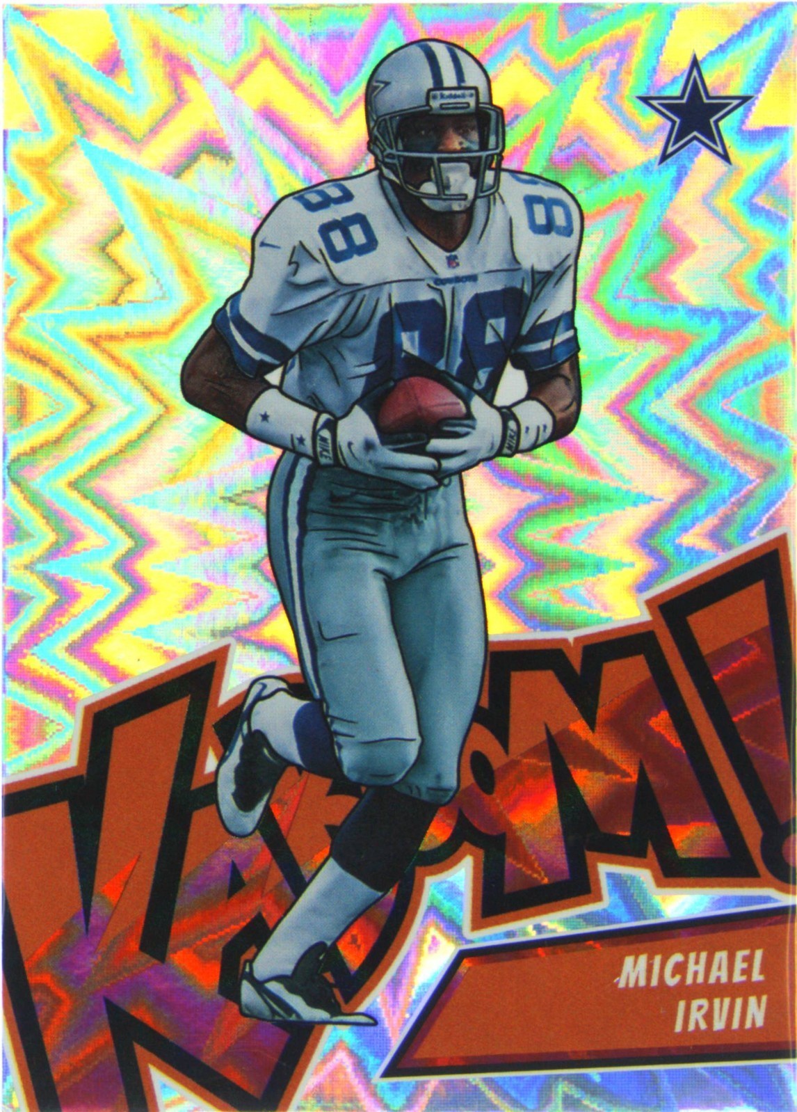 2023 Panini Absolute - Kaboom! Vertical Michael Irvin #K36 for