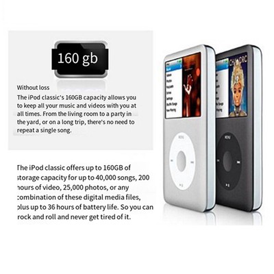 Apple iPod classic 7th Generation Silver (160 GB) for sale online