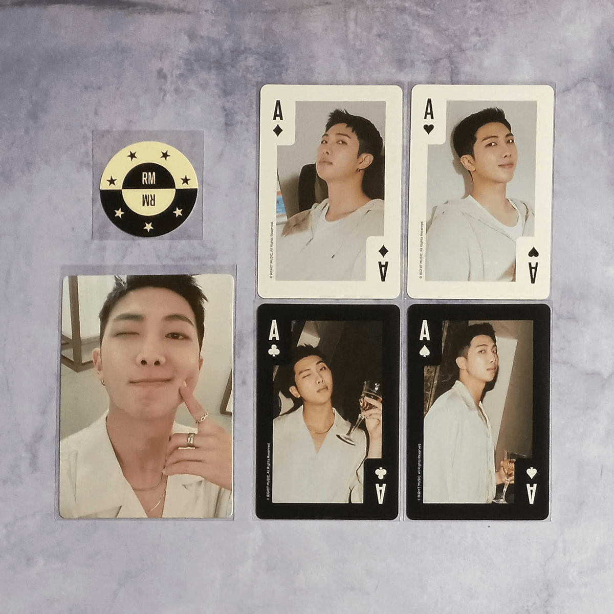 BTS Global Official Fanclub 9th Army Membership Kit Photo Card