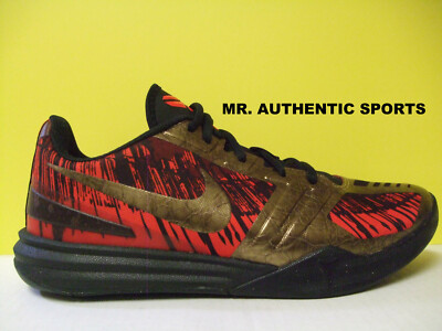 1 OF 1 NIKE KOBE MENTALITY 'IRON MAN' Size 9 RED/GOLD MAMBA 1 2 4