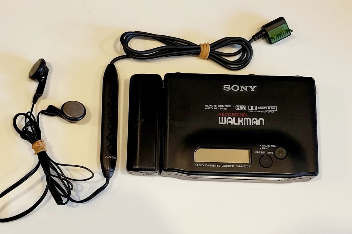 Super rare Sony Recording Walkman WM-F707 good condition