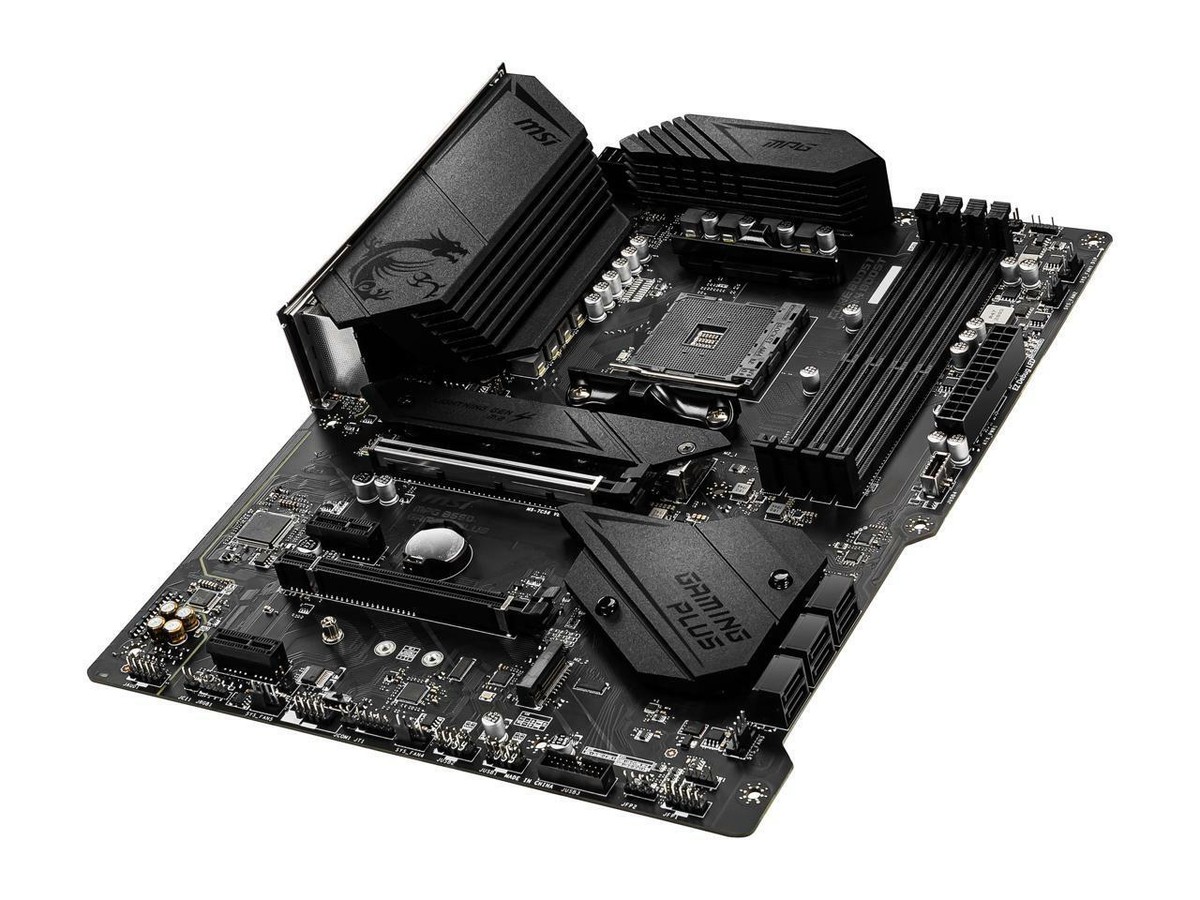 MSI MPG B550 Gaming Plus Desktop Motherboard - Black for sale