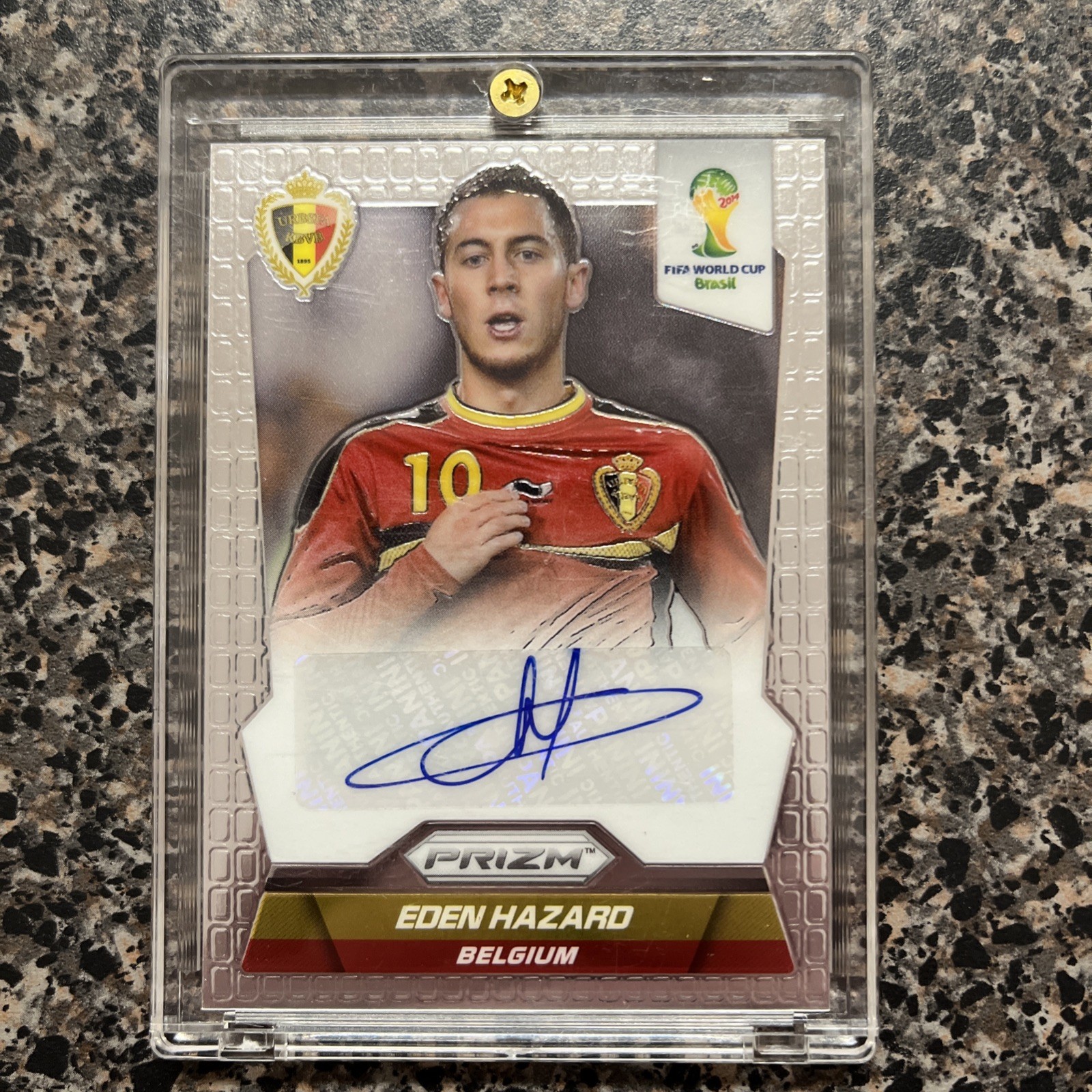 アザール Eden Hazard Prizm auto サイン 2024-25 Panini Prizm