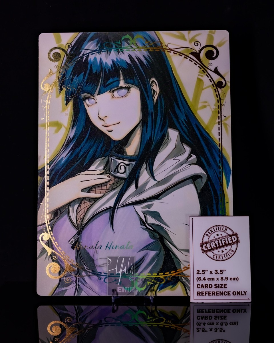 CHASE Serial Oversized A4 Premium Card Hinata Hyuga Naruto Double