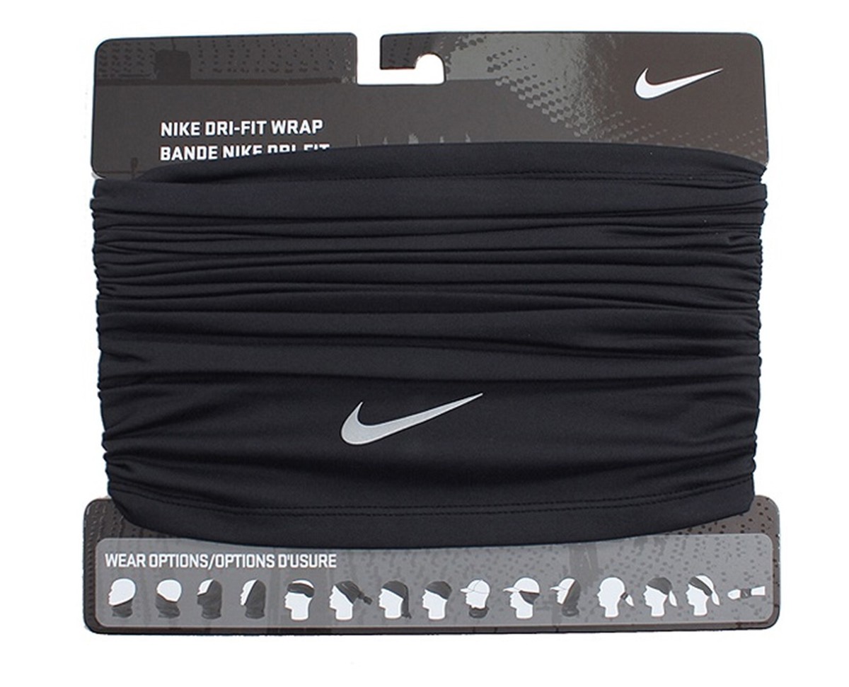 Nike Running Wrap Neck Warmer Black AC3602-001 Sports GYM OSFM