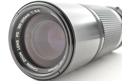 N MINT】Canon zoom FD 100-200mm f/5.6 Lens from Japan #62 | eBay