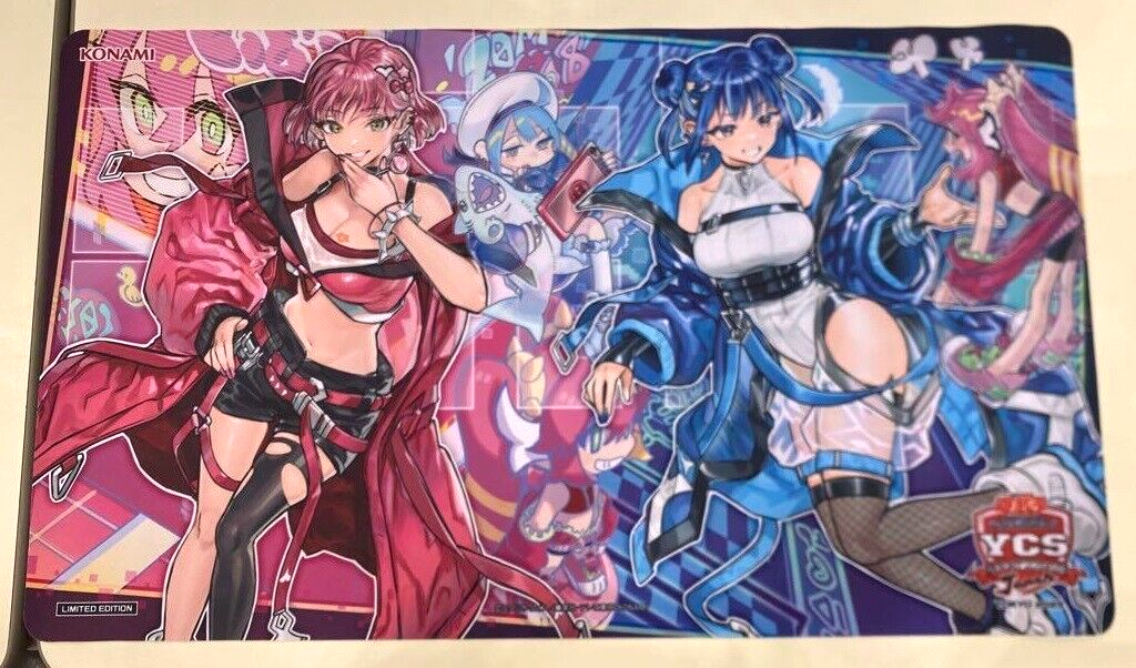 Yugioh Official Playmat Only Evil Twin YCSJ Tokyo 2023 Duel Set