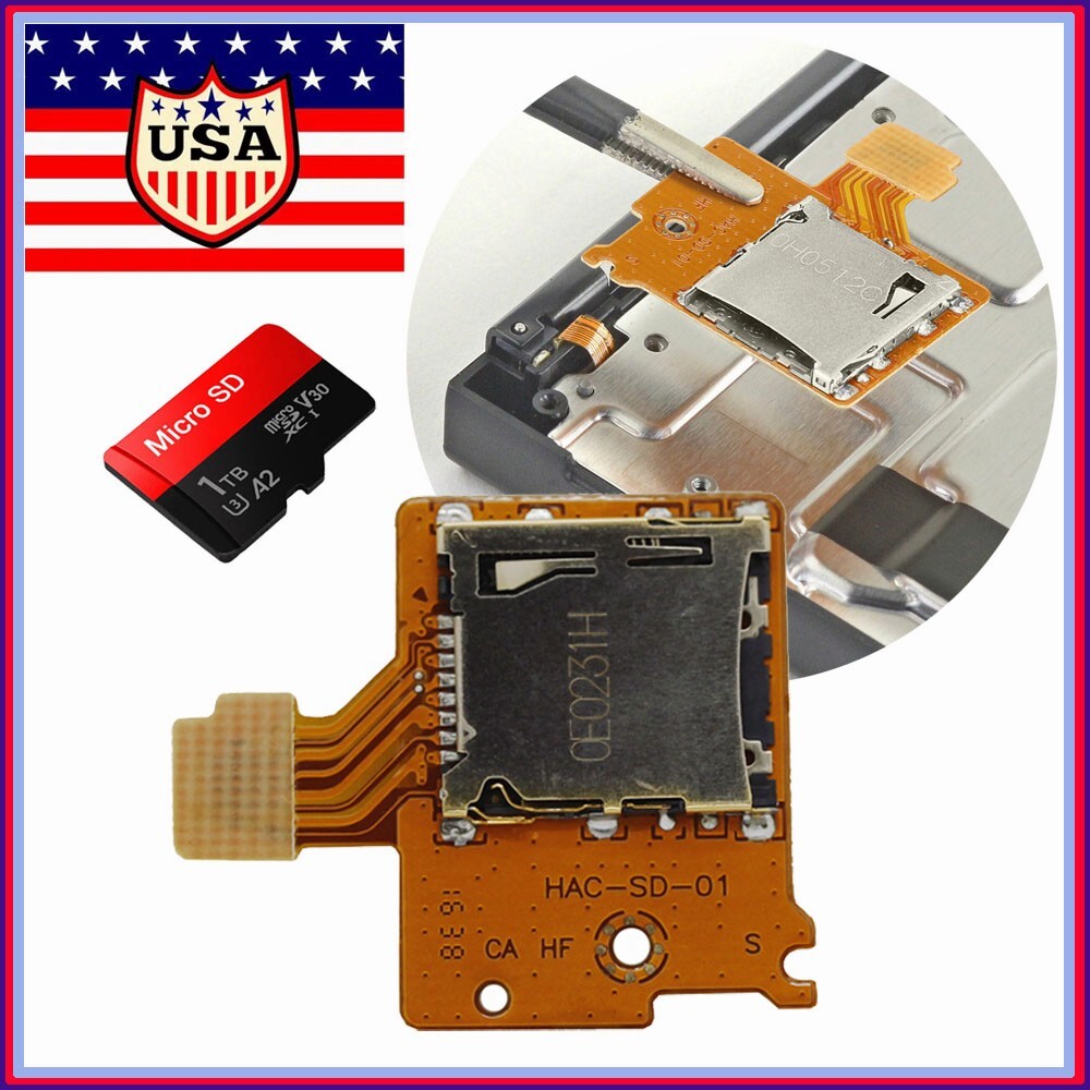 Replacement Micro SD Card Reader Slot Flex HAC-SD-01 HAC-001 For