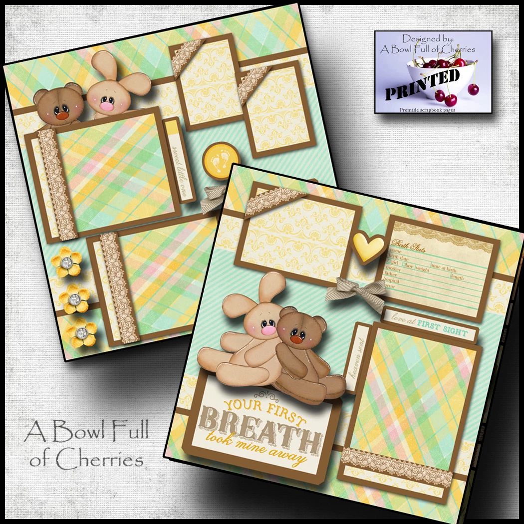 Premade Scrapbook Pages for sale | eBay