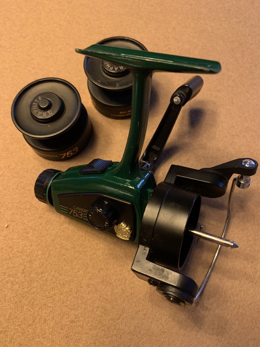 Vintage Abu Garcia Cardinal 753 Reel w/ 2 Spools | eBay