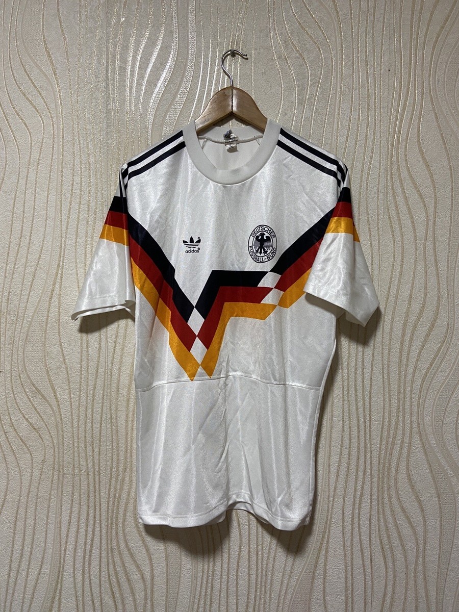 GERMANY 1990 1991 HOME FOOTBALL SHIRT SOCCER JERSEY ADIDAS sz M