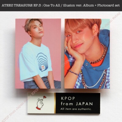 Seonghwa ATEEZ TREASURE EP.3 : One To All / illusion ver. Album +