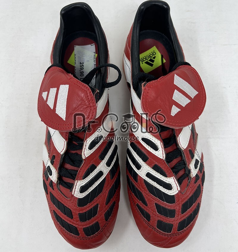 US 8.5 adidas Predator Accelerate Liga 1998 Firm Ground Red Rare