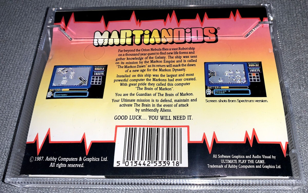 Martianoids - Ultimate Play The Game - Spectrum 48K / 128K