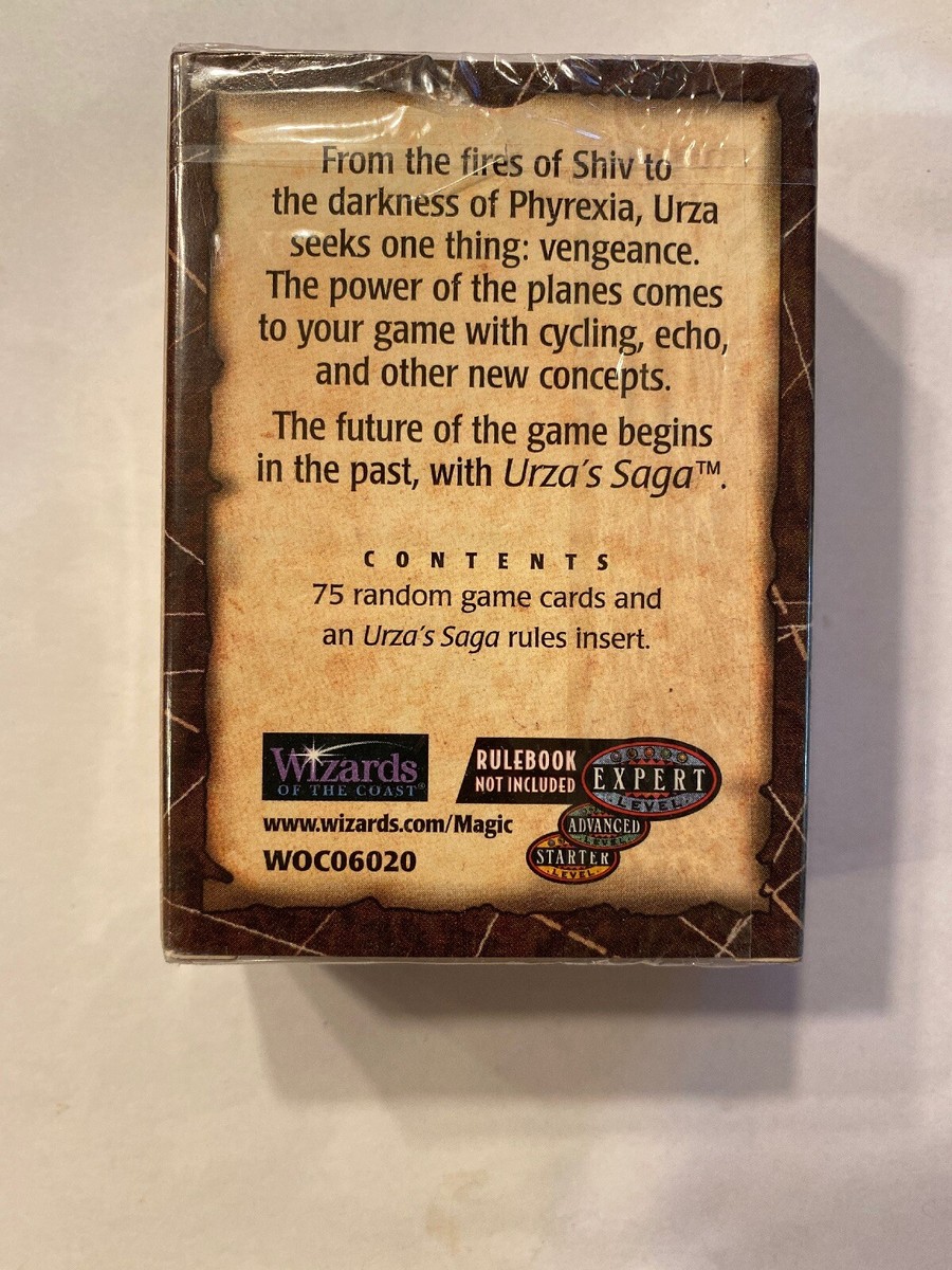 Urza's Saga 75 Card Factory Sealed Tournament Deck MTG (RG