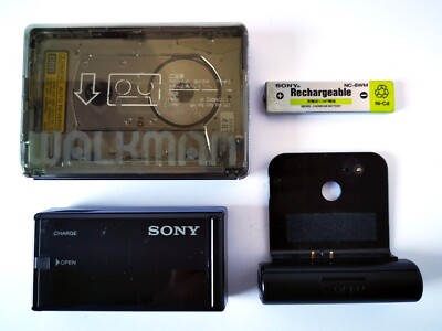 RAREST 1988 SONY WM-504 SKELETON WALKMAN JAPANESE IMPORT WORKING