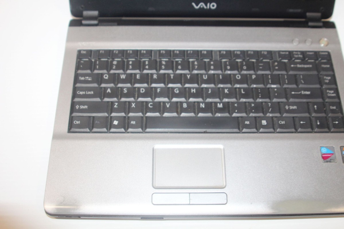 Vintage Sony Vaio VGN-FJ170P Windows XP Era 1.73ghz, 100GB 512mb