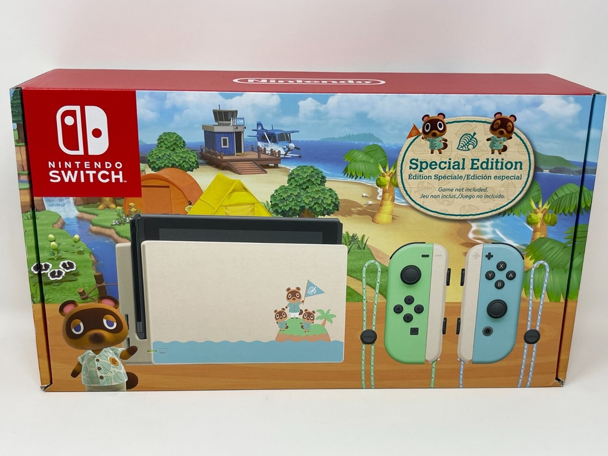 Nintendo Switch HAC-001 Animal Crossing New Horizon Special