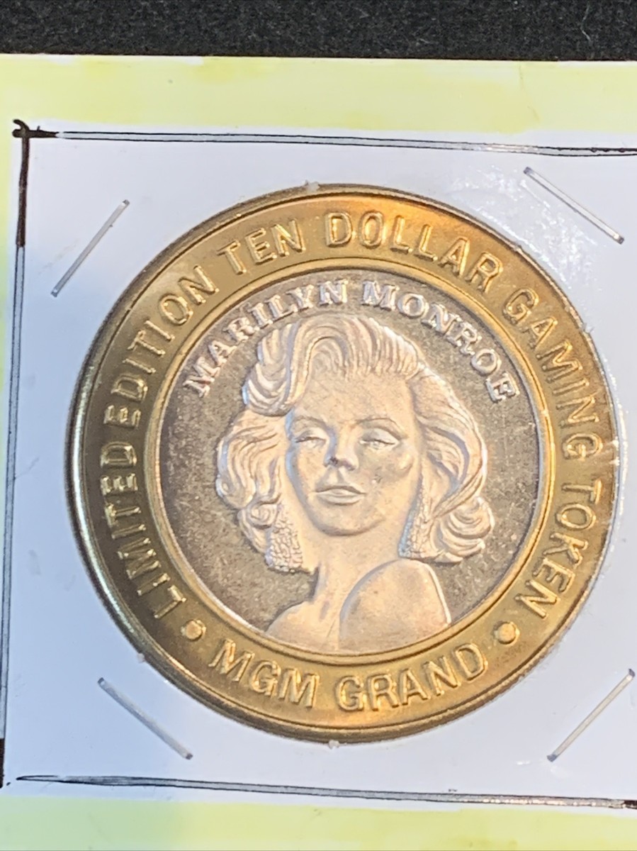 MGM GRAND Las Vegas $10 TEN Dollar Gaming Token .999 Fine Silver