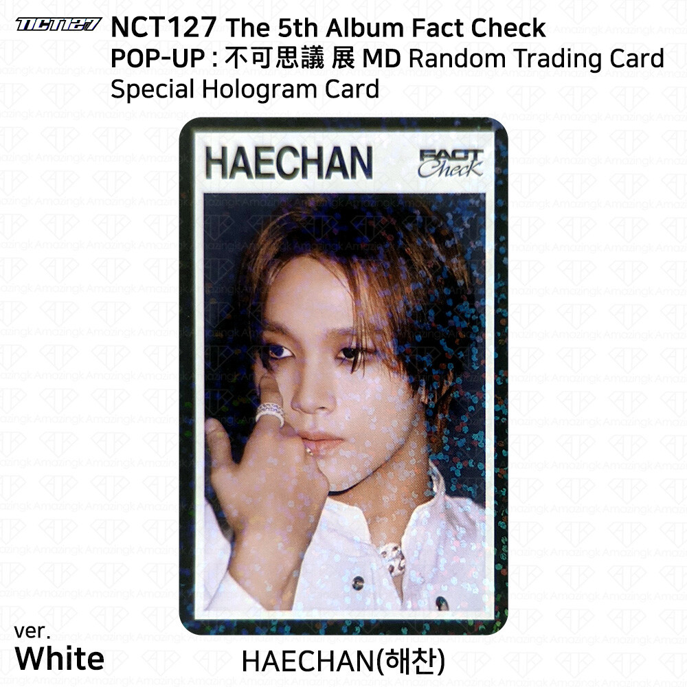 NCT 127 5th Album Fact Check 不可思議 展 MD Random Trading Card