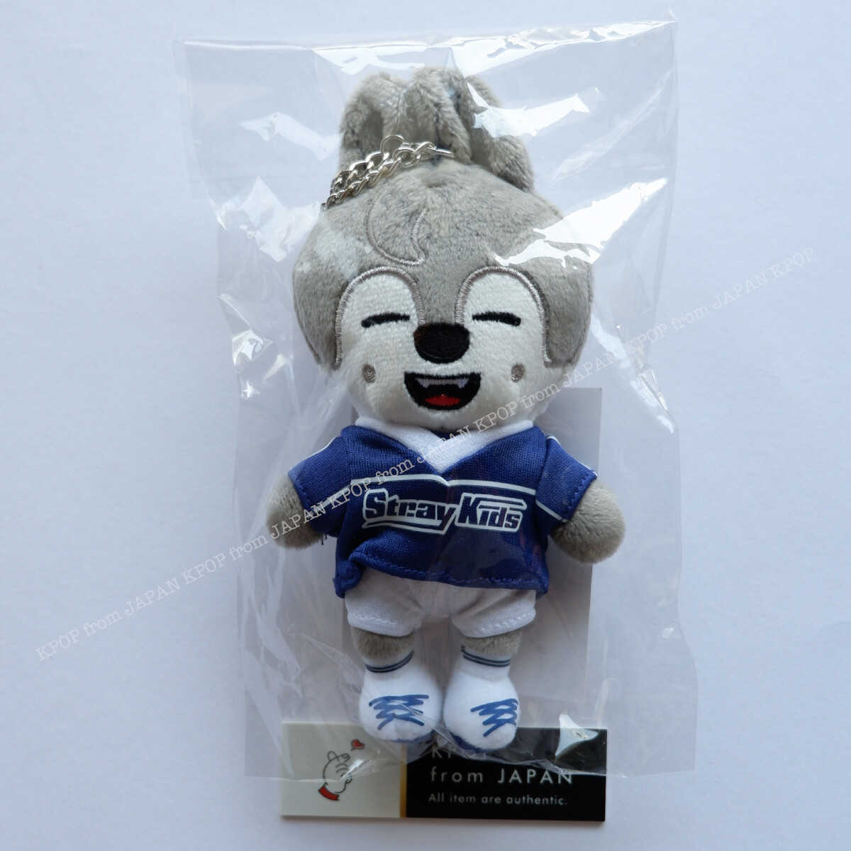 Stray kids JYP JAPAN POPUP STORE 2024 BAG CHARM Wolf Chan Leebit