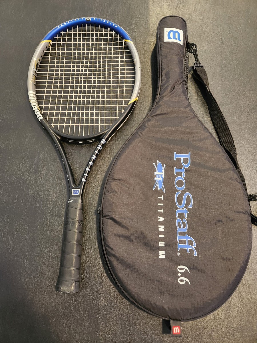 Wilson Prostaff 6.6 Titanium Oversize Tennis Racquet w/ Bag | eBay