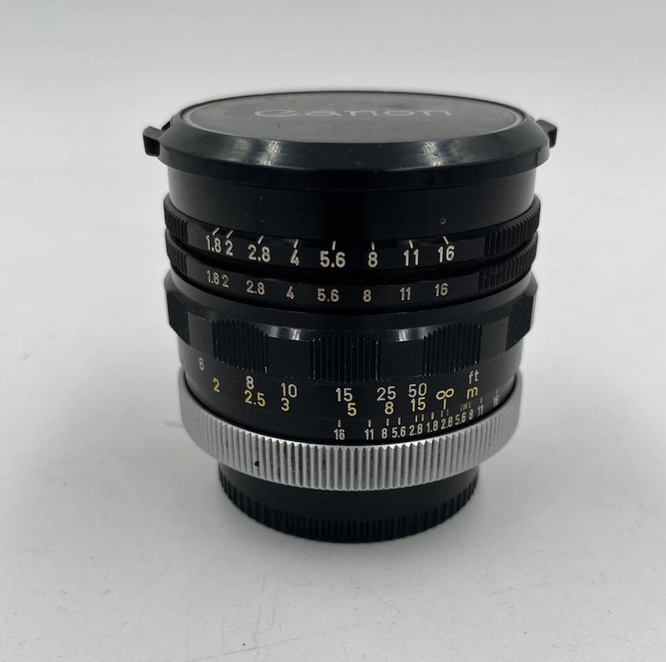 ジャンク Canon NO.215858 f:1.8 50mmヴィンテージレトロ Canon FD f