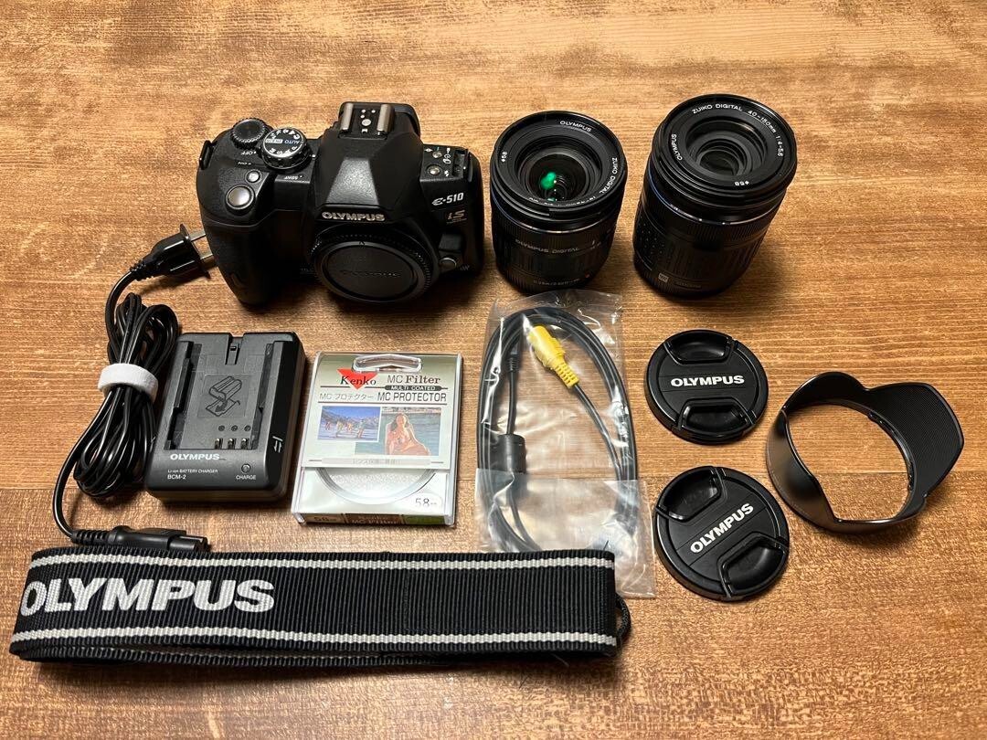 OLYMPUS Digital SLR Camera E-510 Double Zoom Lens Kit 10