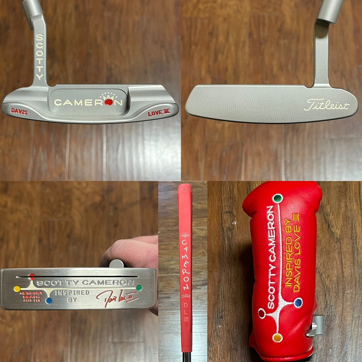 Scotty Cameron Inspired By Davis Love III Limited Putter W/ Cover