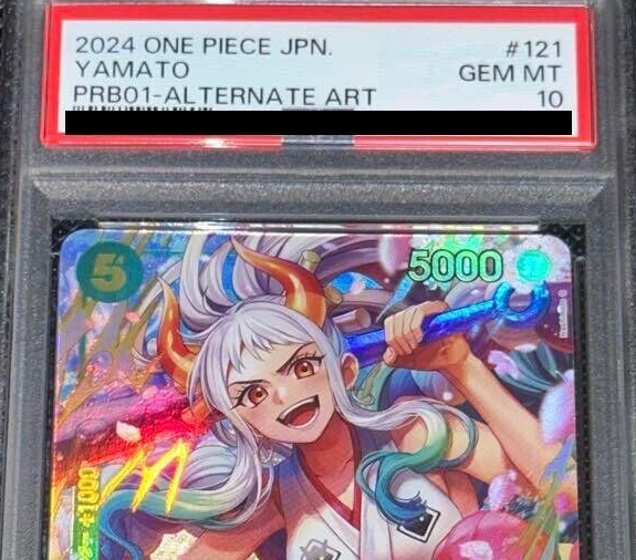 PSA 10 Yamato OP01-121 SEC PRB-01 Alt Art One Piece Card Japanese