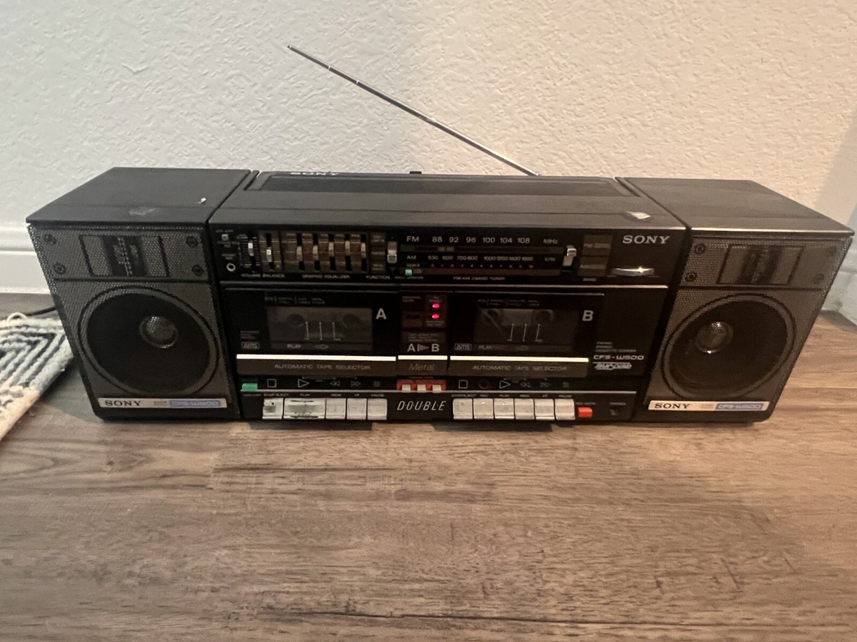 森*田様 SONY CFS-W600 ラジカセ FM/AM 3バンドチューナー SONY ソニー