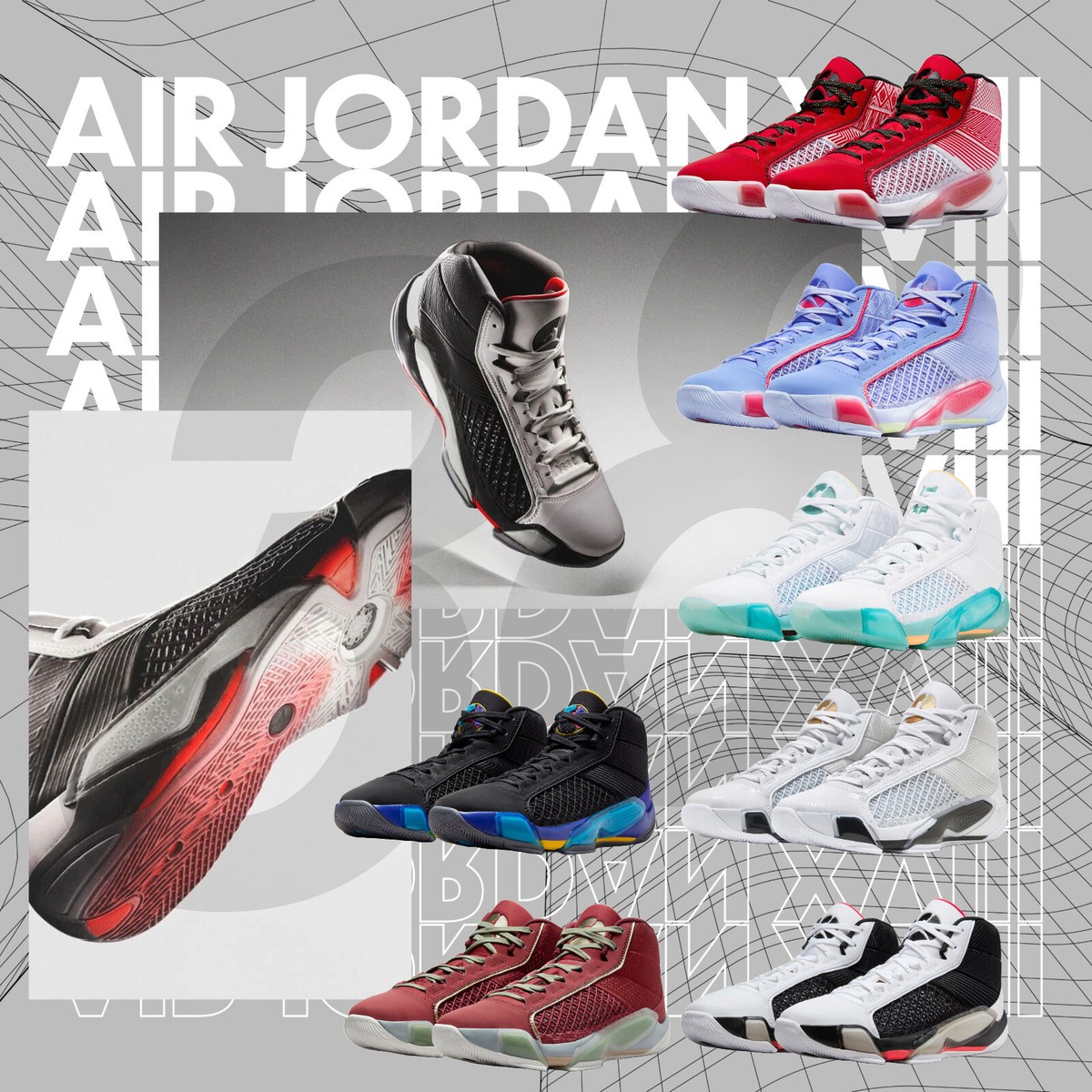 Size 12 - Air Jordan 38 PF Aqua for sale online | eBay