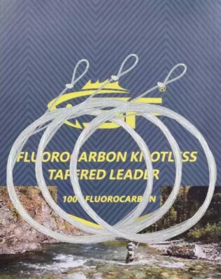 SF Fluorocarbon Tapered Leader - 3 pack - 0X, 1X, 2X, 3X, 4X, 5X