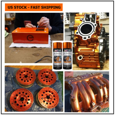 Anodized Orange Chrome Paint Engine High Temp Coating Caliper