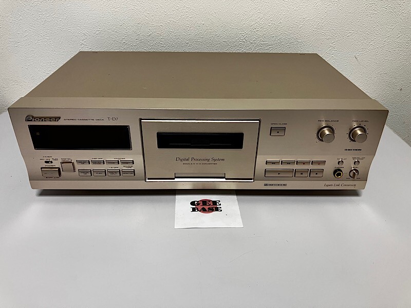 Pioneer T-D7 3 Head Single Cassette Deck Used Read Description