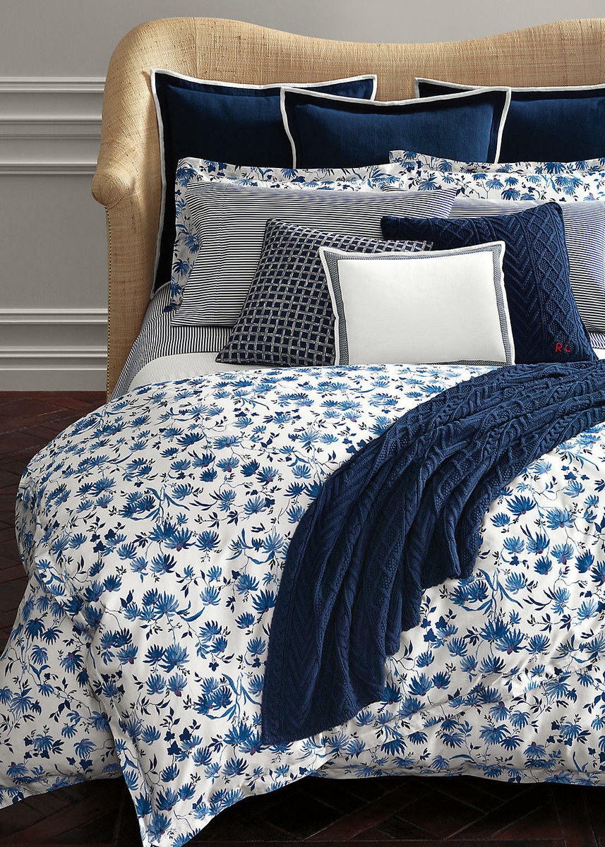 RALPH LAUREN FULL./QUEEN SIZE DUVET COVER COLOR BLUE NEW | eBay