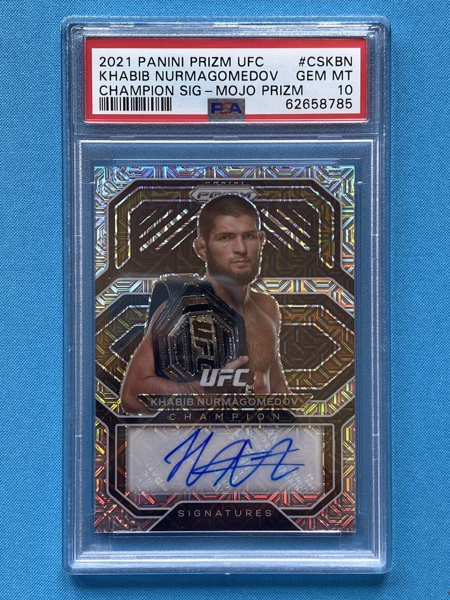 Khabib Nurmagomedov Auto /25 Panini UFC Champion Signatures MOJO