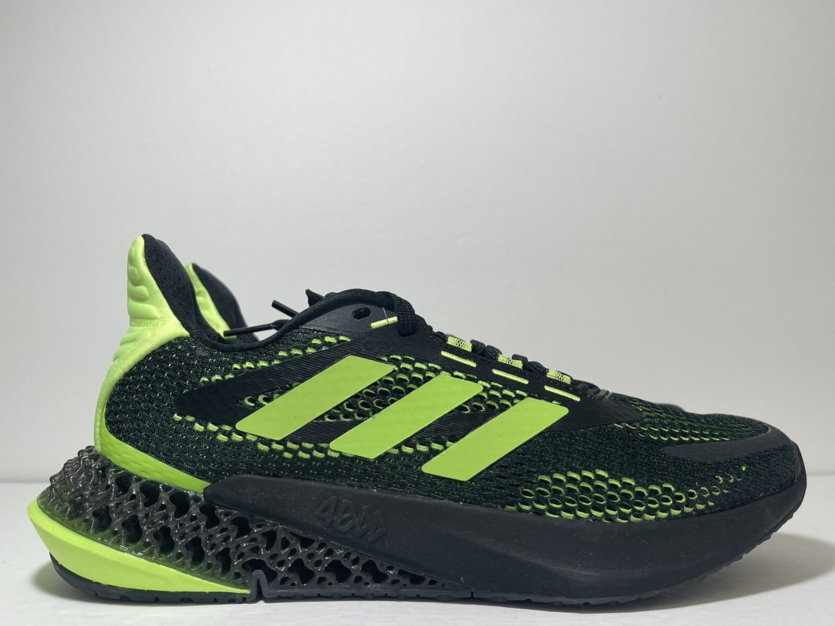 New Adidas 4DFWD Pulse Sneakers Black Signal Green Shoes Q46451