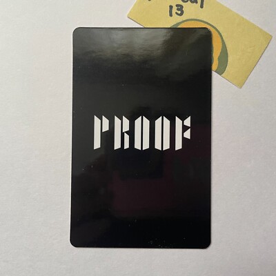 BTS JUNGKOOK Proof Lucky Draw JPFC Limited Photocard Japan Photo
