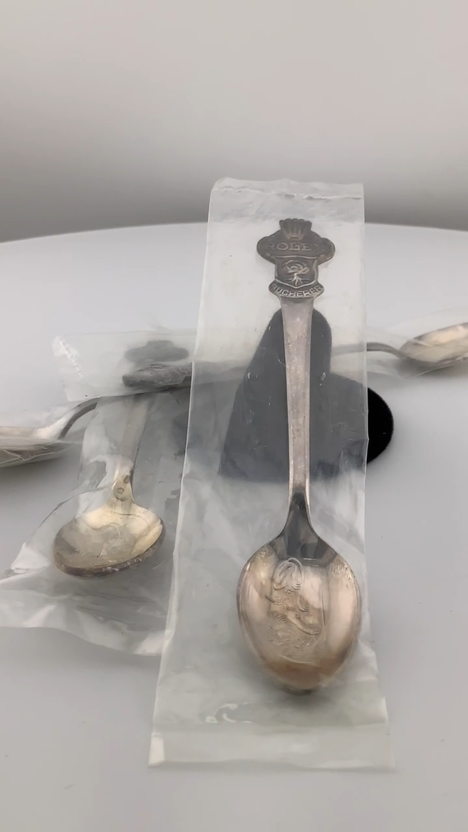 Vintage Rolex Silver CB 6,9 Spoon Bucherer Switzerland - Sealed