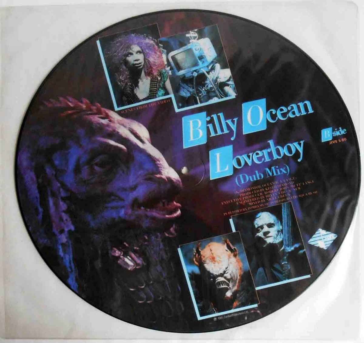 Picture Disc Billy Ocean: Loverboy (Jive s 80) Dub Mix (1985) | eBay