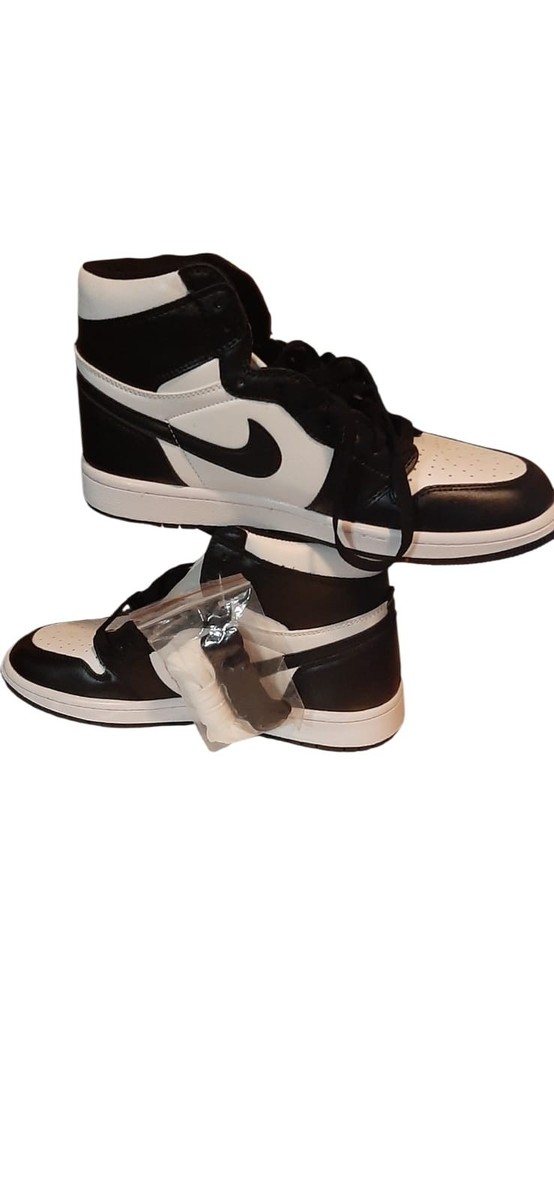 Size 10 - Air Jordan 1 Retro OG 2014 High Black White for sale