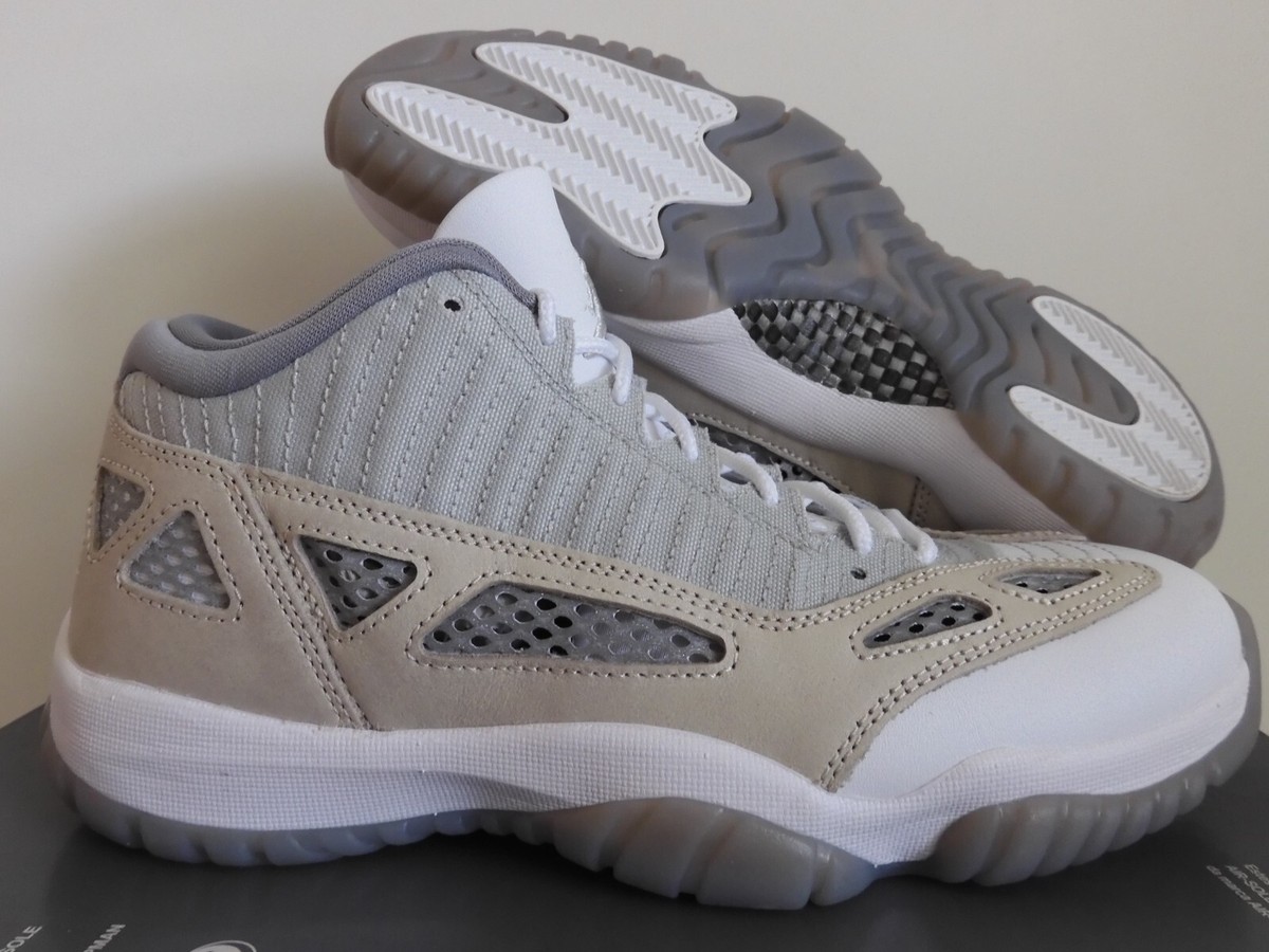 NIKE AIR JORDAN 11 RETRO LOW IE LIGHT OREWOOD BROWN-GREY SZ 9