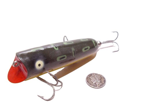 Vintage Heddon Tiny Lucky 13 Fishing Lure Black Stamp | eBay